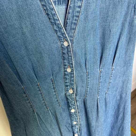 VERONICA BEARD Ruben Midi Denim Dress - Picture 4 of 5